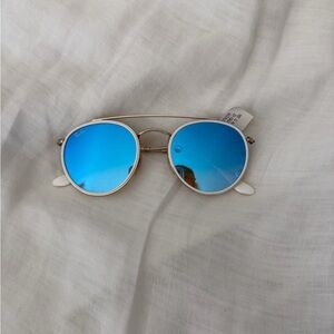 Ray-Ban Blue Mirror Aviator Sunglasses